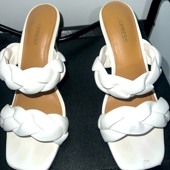 Express White Heels - Picture 3 of 6
